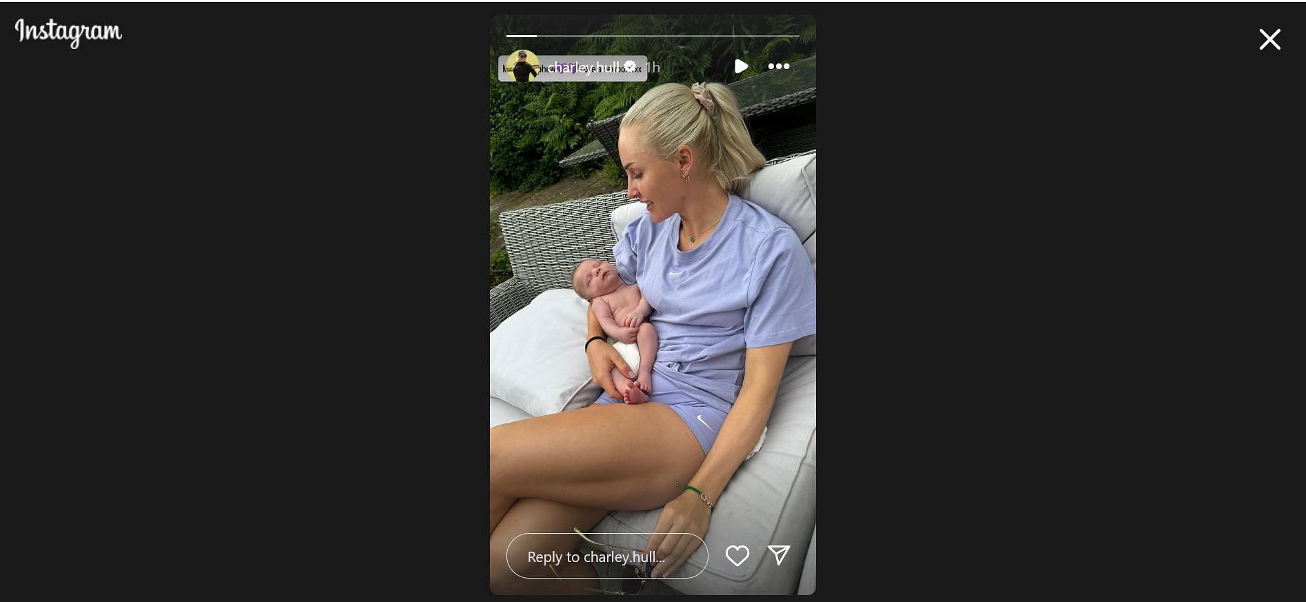 Charley Hull reveals a new member in her family (Image Via: IG @charley.hull)